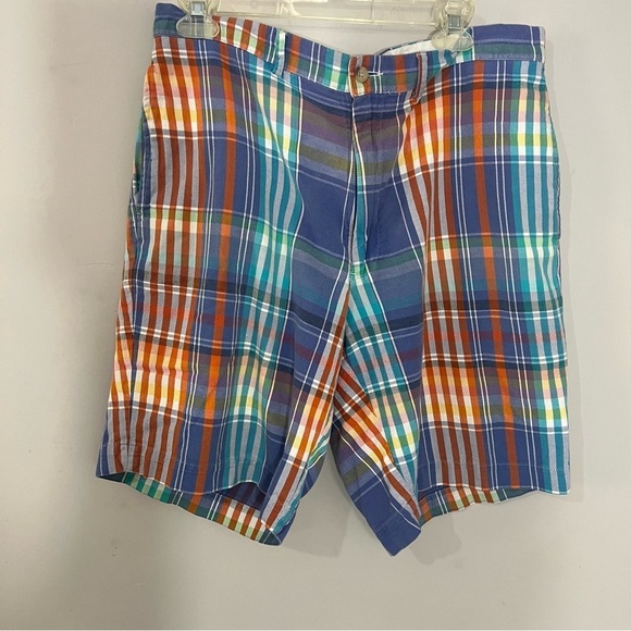 Polo Ralph Lauren Y2K Colorful Plaid Shorts Golf Preppy Vacation Cruise Beach - Picture 7 of 10